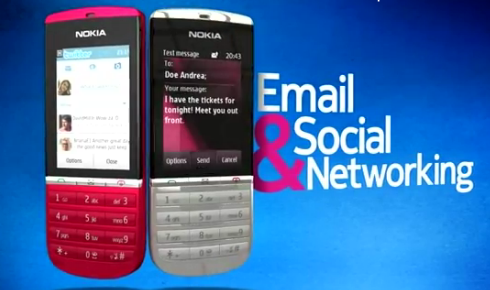 Nokia Asha 200, 201, 303 y 300, para mercados emergentes de internet.