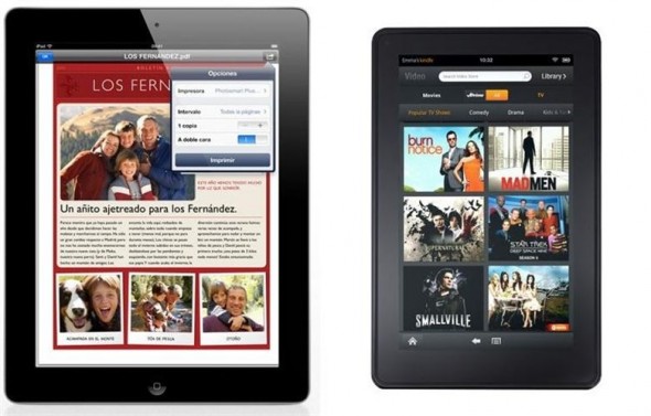 ¿Es Kindle Fire un peligro para iPad?