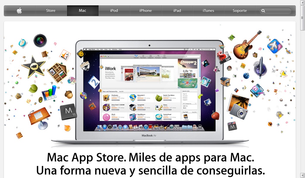 La Mac App Store de Apple supera las 100 millones de descargas