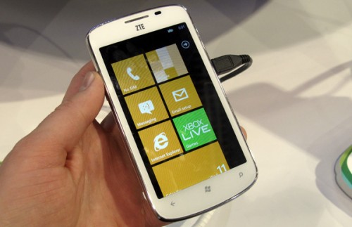 ZTE pagará US$ 27 a Microsoft por cada Windows Phone fabricado