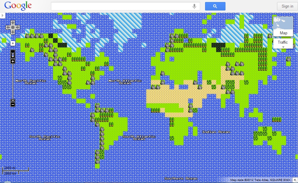Google presenta sus mapas de 8 bits, su barra energética y el Gmail Tap