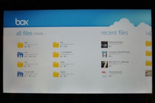 Box está trabajando en una app Metro para Windows 8