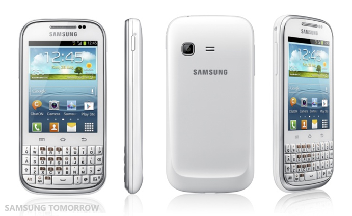 Samsung Galaxy Chat, smartphone con teclado Qwerty