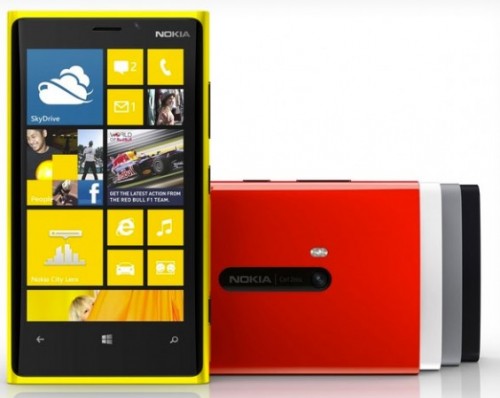Nokia anunció los precios de Lumia 820 y 920 en mercados europeos