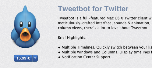 Tweetbot para Mac disponible en la Mac App Store