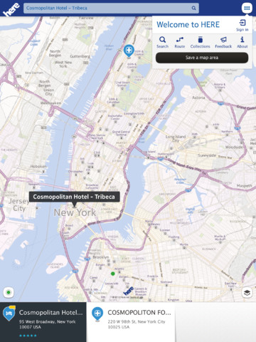 HERE Maps, de Nokia, debuta en App Store