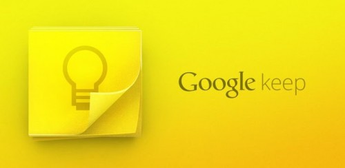 Google Keep fue lanzado oficialmente