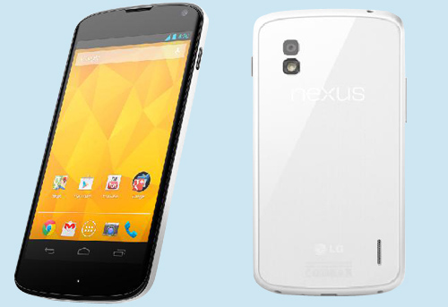 LG anunció el lanzamiento del Nexus 4 blanco