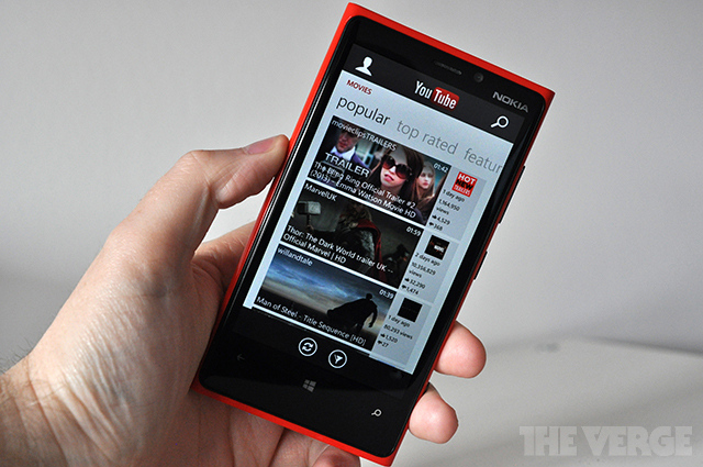 Windows Phone hace ajustes en app de Youtube a petición de Google
