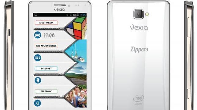 Vexia lanza su smartphone Zippers Phone