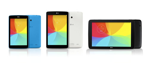 LG  presentará tres nuevas tablets G Pad