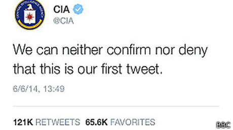 La CIA no confirma ni niega su cuenta de Twitter